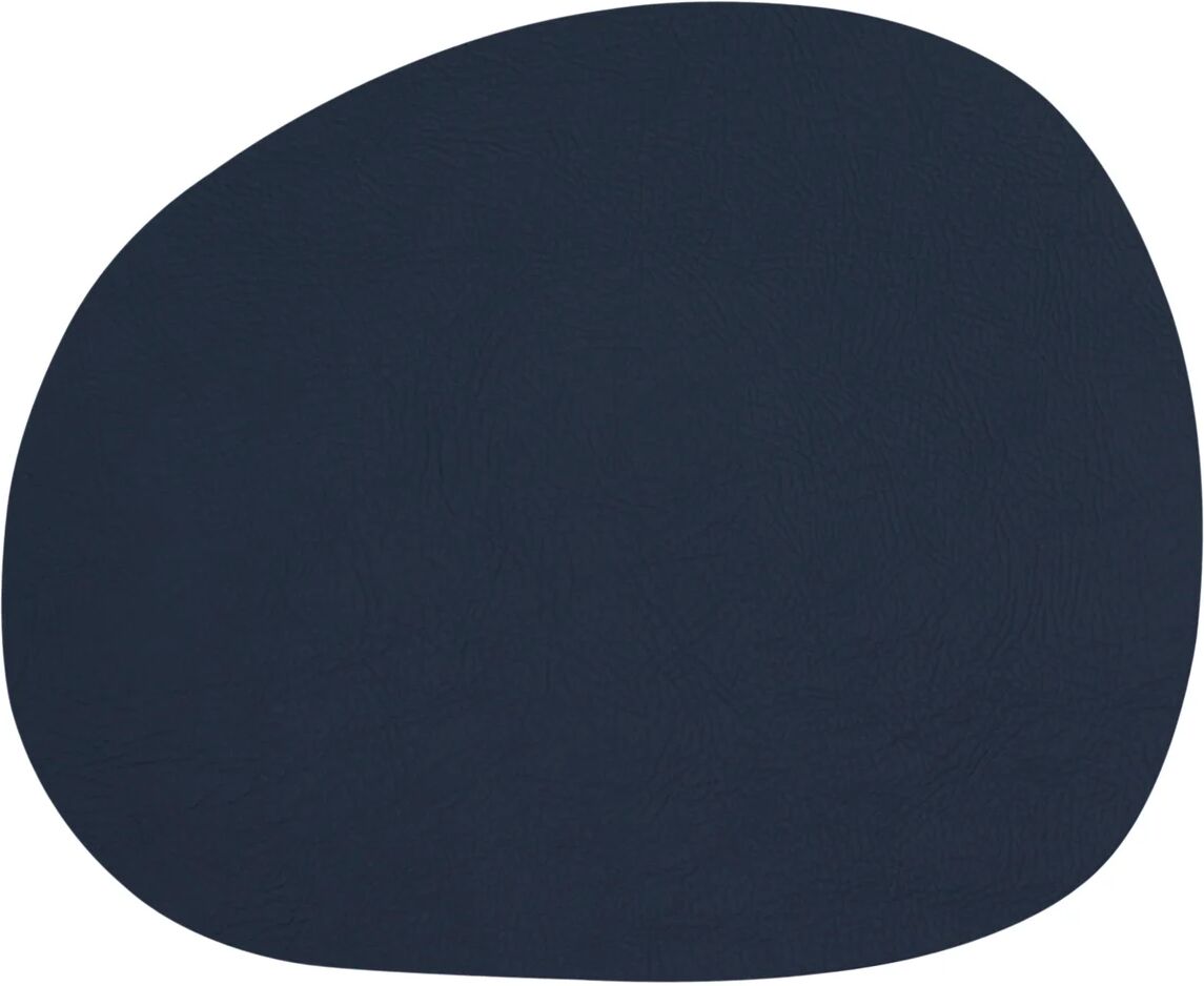 Aida Raw spisebrikke lær Dark blue buffalo (mørkeblå)