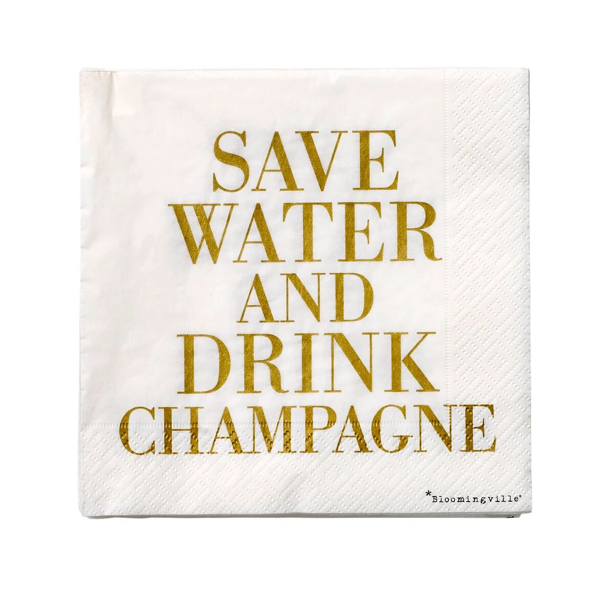 Bloomingville Save water serviett 20-pakning 33x33 cm