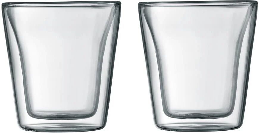 Bodum Canteen glass med dobbelt vegg 2 pakn. 0,1 l