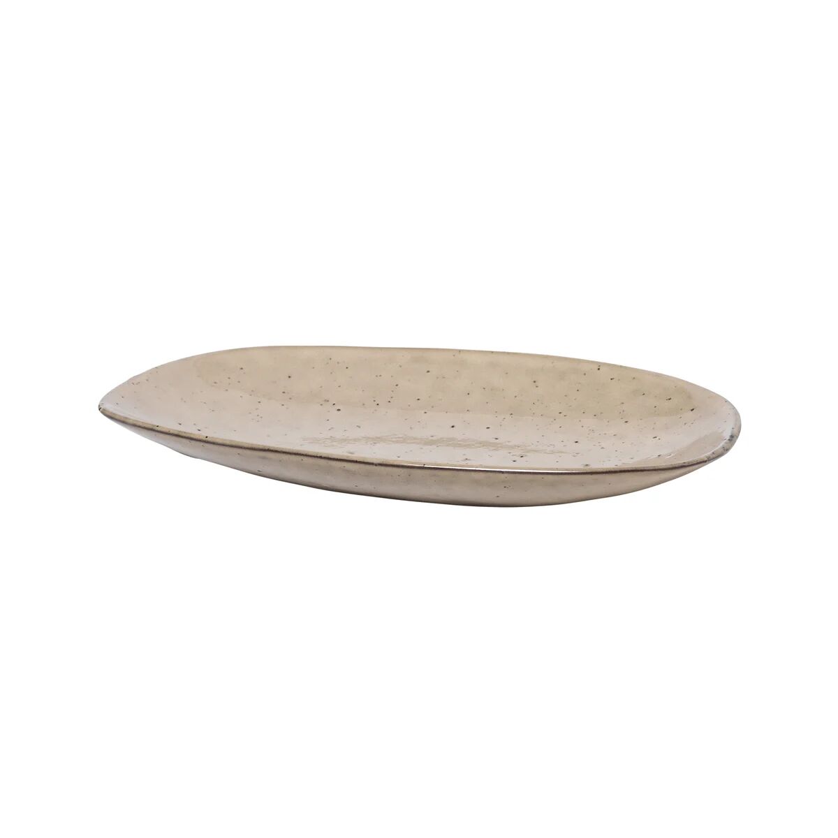 Broste Copenhagen Larni tallerken 11x20 cm Beige