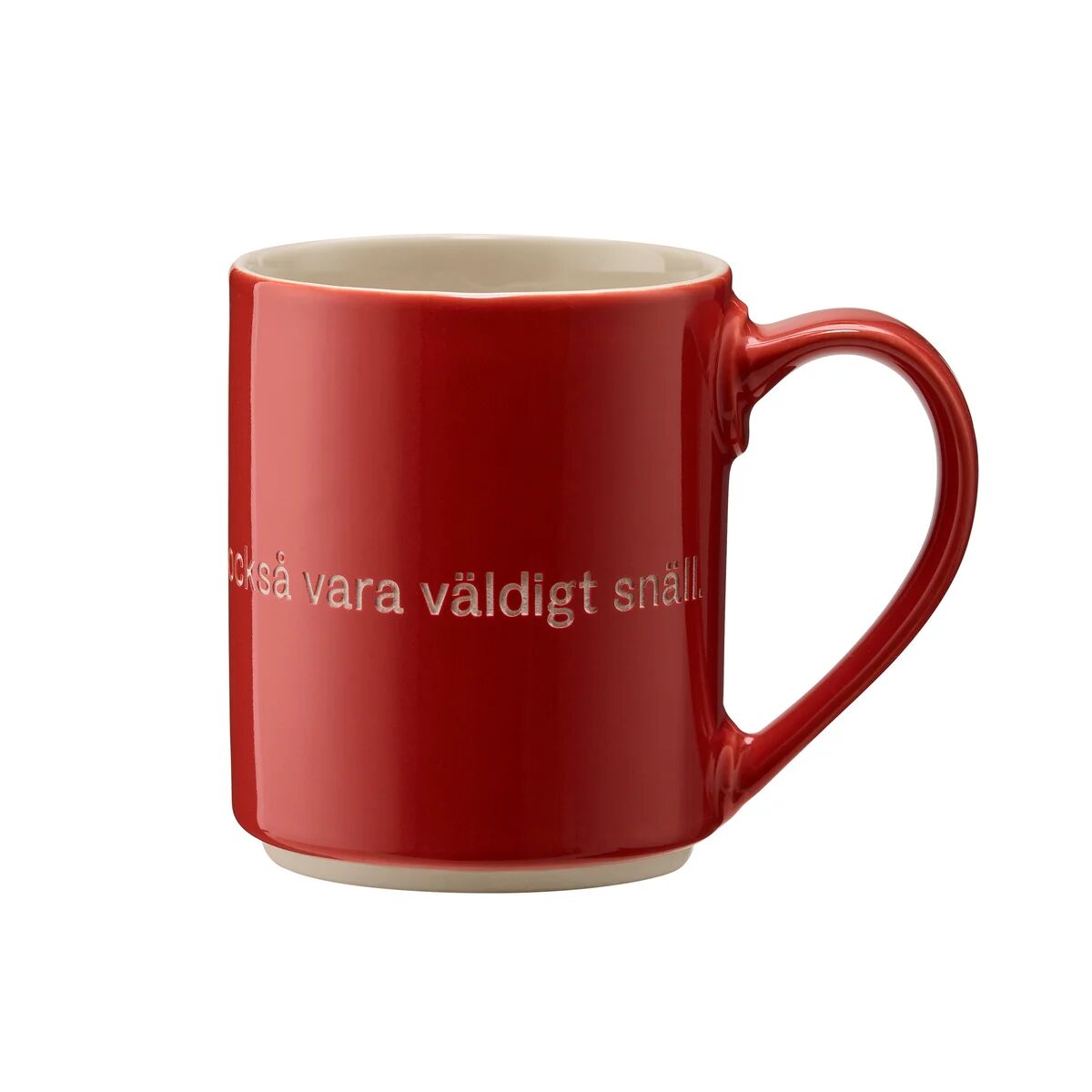 Design House Astrid Lindgren kopp, den som är väldigt stark rød-svensk