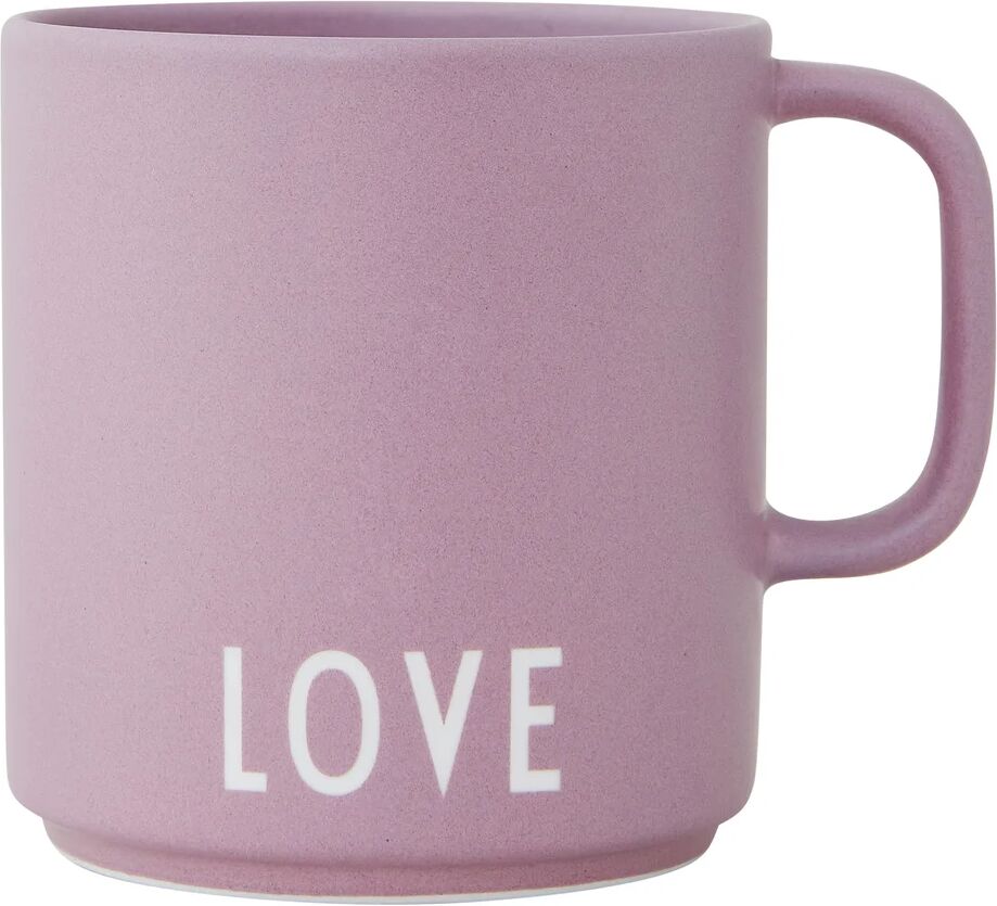 Design Letters favorittkopp med hank Love-lavender