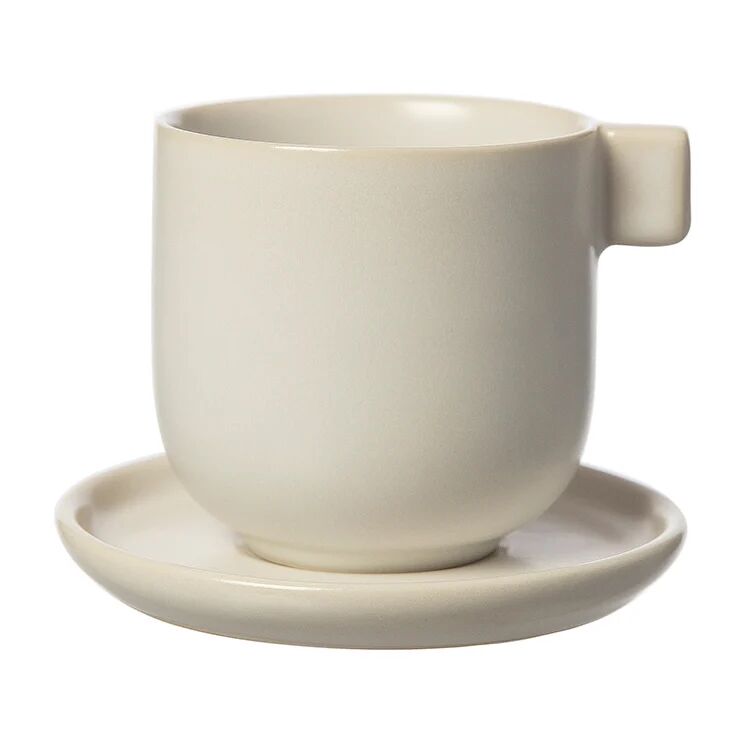 Ernst kaffekopp med skål 8,5 cm Hvit sand