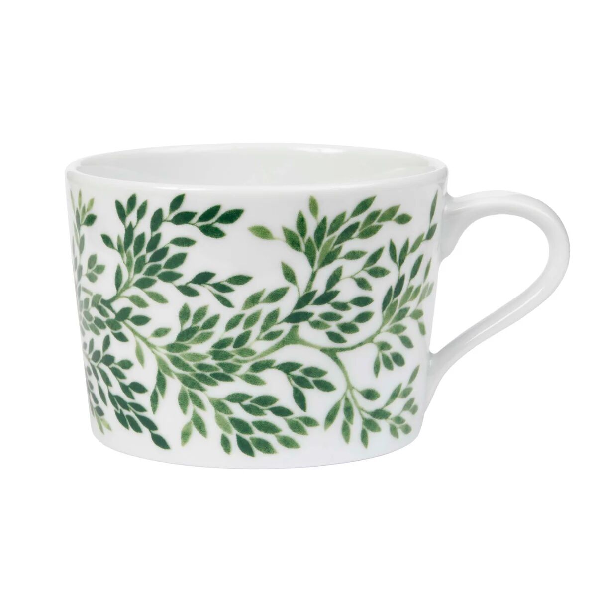 Götefors Porslin Botanica kopp med hank grønn Myrten