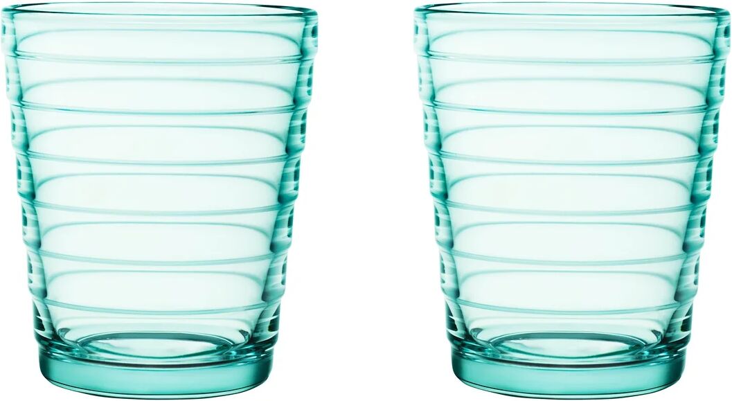 iittala Aino Aalto vannglass 2-pack 22 cl vanngrønn