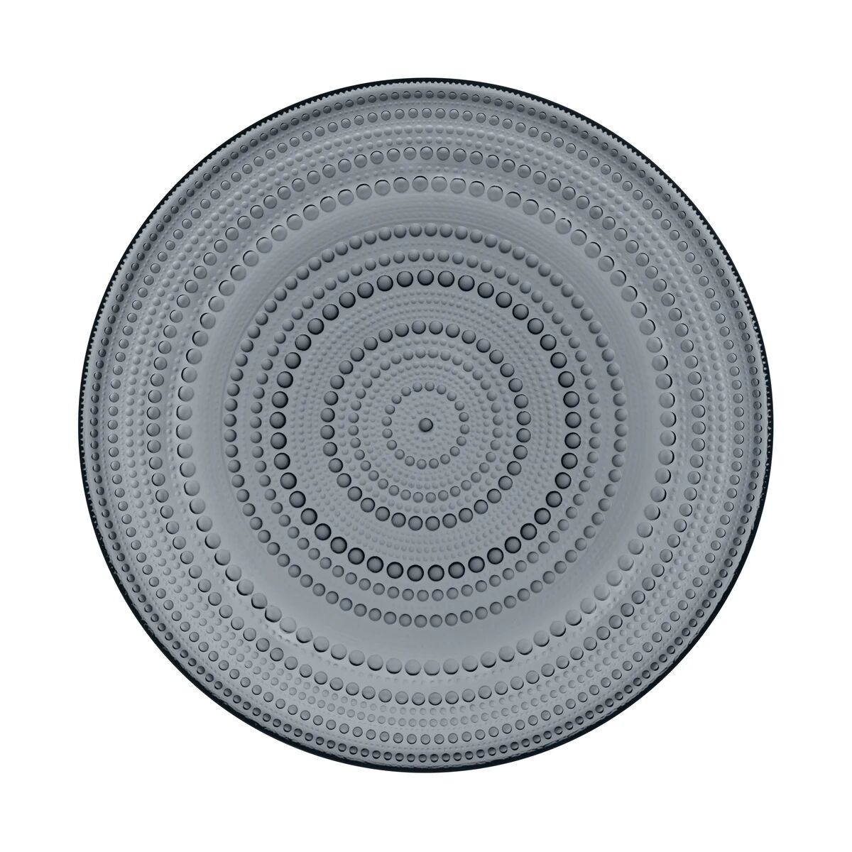 iittala Kastehelmi tallerken stor - 31,5 cm Mørkegrå