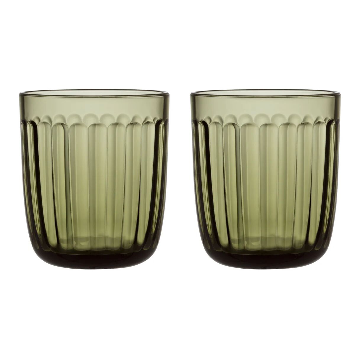 iittala Raami vannglass 2- stk. mosegrønn