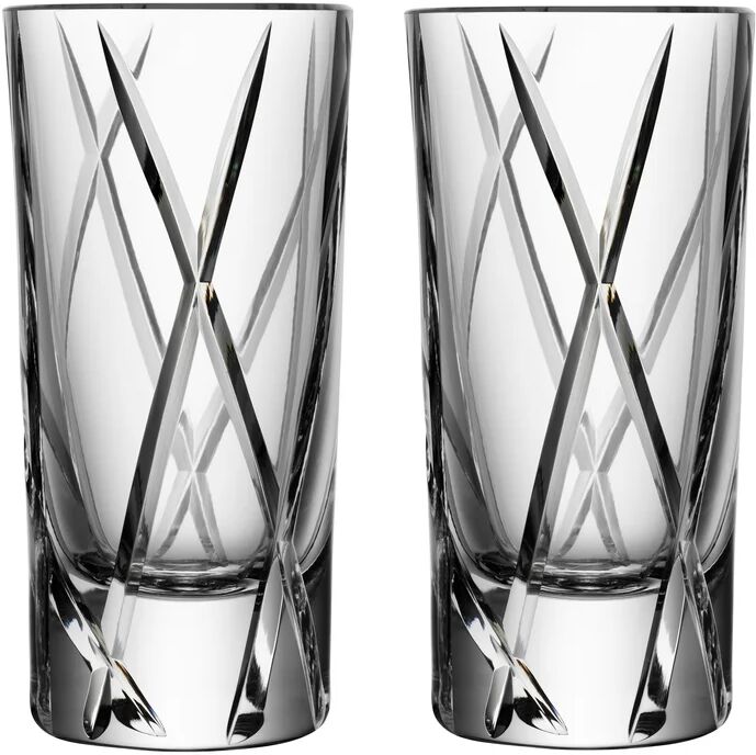 Kosta Boda City shotglass 2-stk.