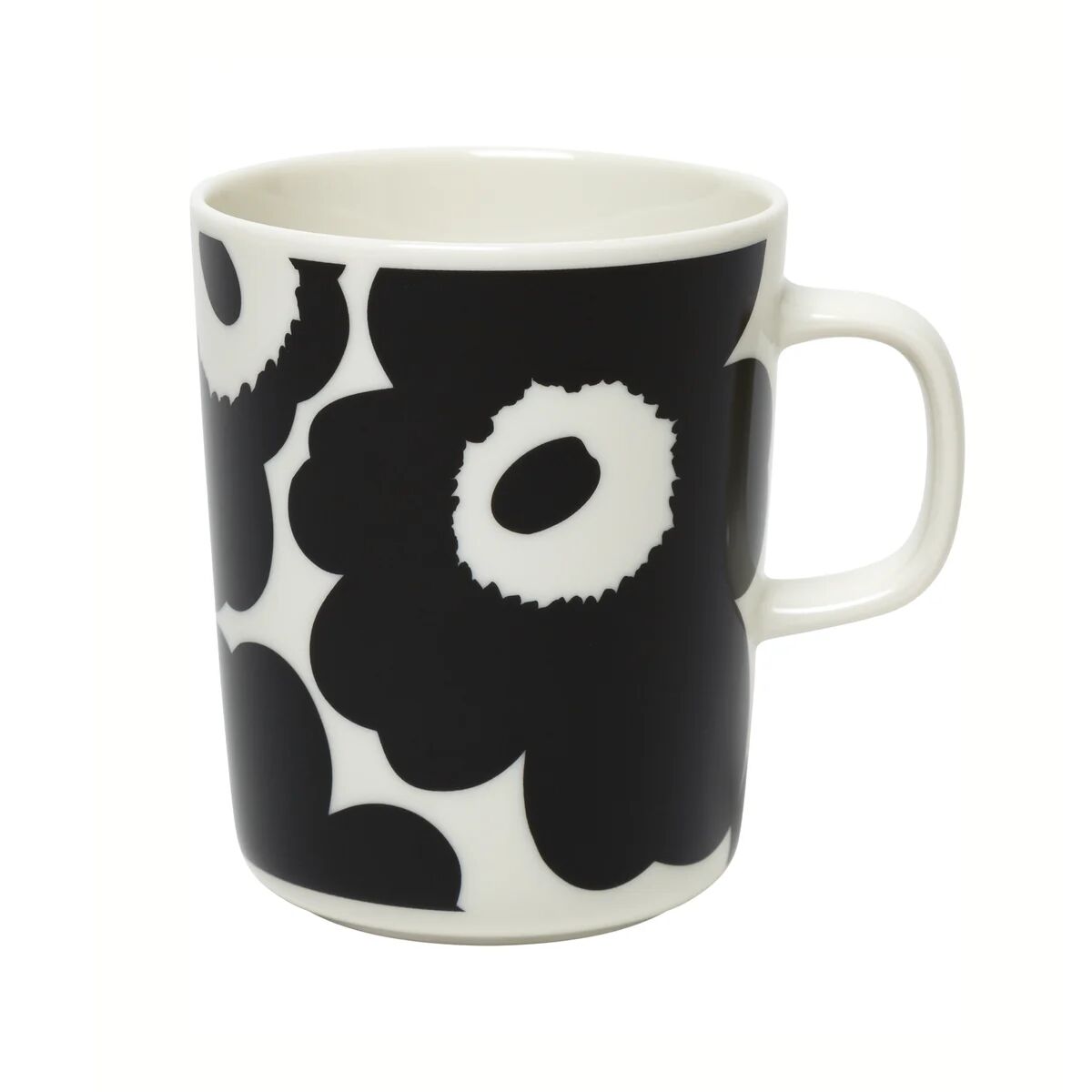 Marimekko Unikko kopp 25 cl Hvit-svart