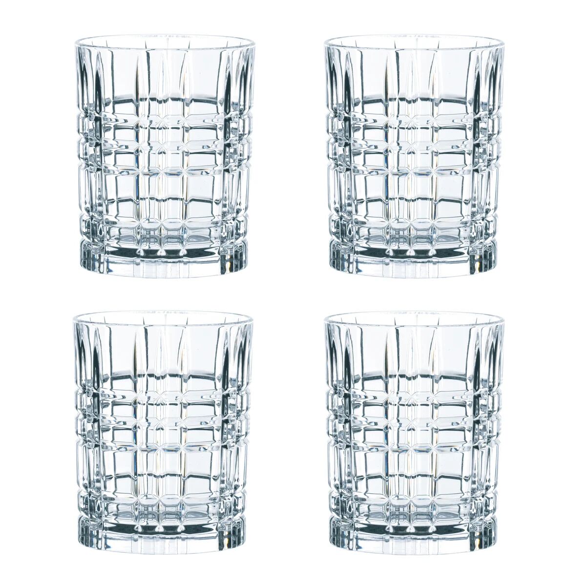 Nachtmann Square whiskyglass 34 cl 4-stk. 34 cl