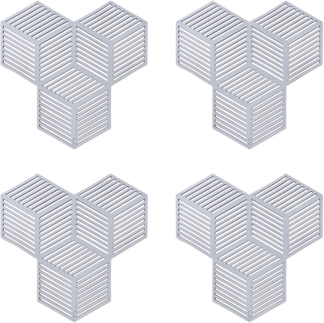 Puik Sico underlag 4-pakning Grå