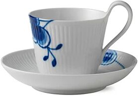 Royal Copenhagen Blue Fluted Mega tekopp med skål 25 cl