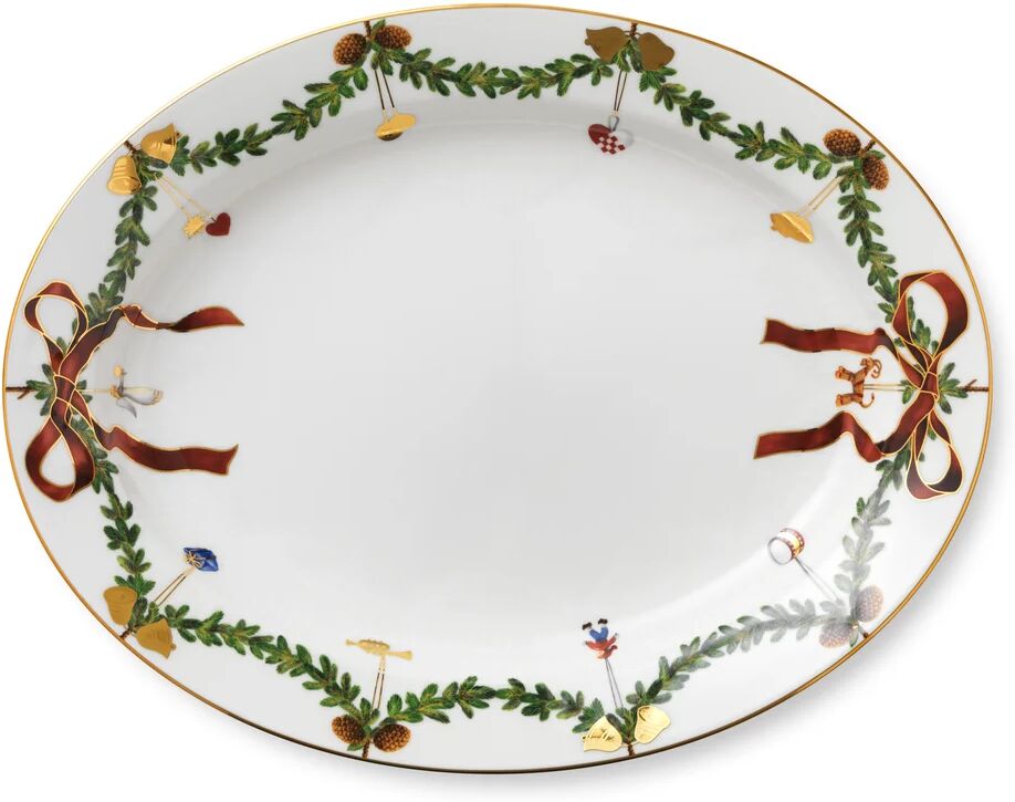 Royal Copenhagen Star Fluted Christmas fat Ø 37 cm