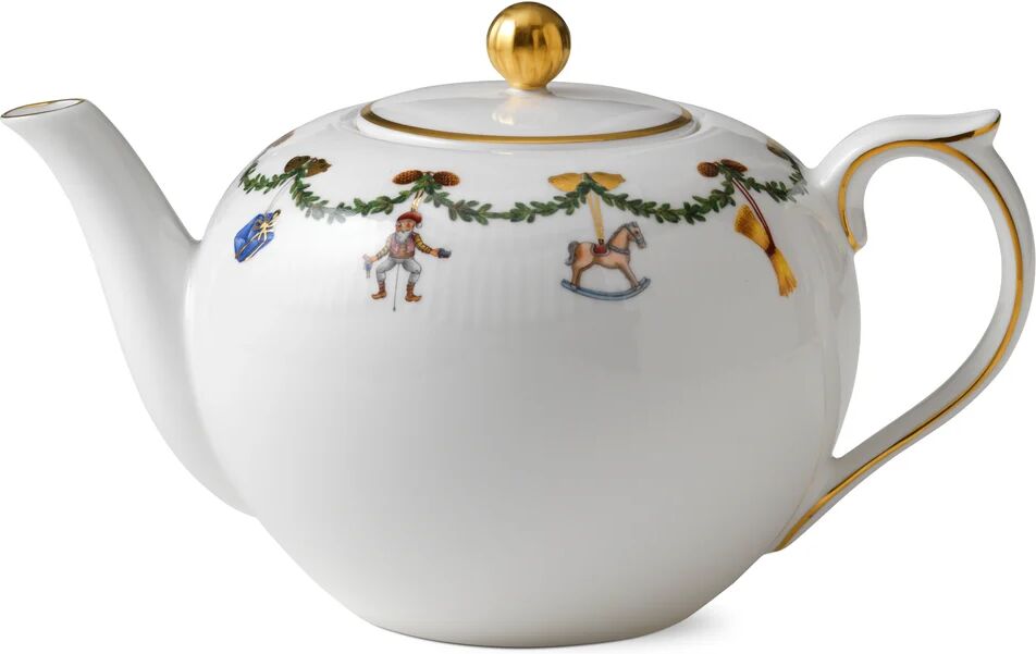 Royal Copenhagen Star Fluted Christmas tekanne 140 cl