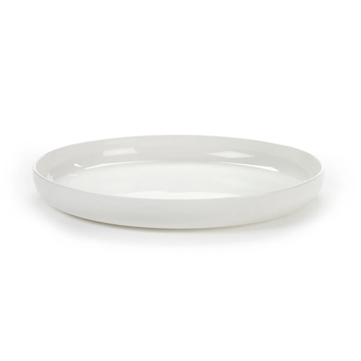 Serax Base tallerken med høy kant hvit 24 cm