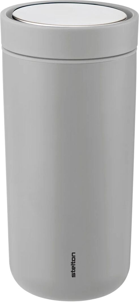 Stelton To Go Click kopp 0,4 l Mat light grey