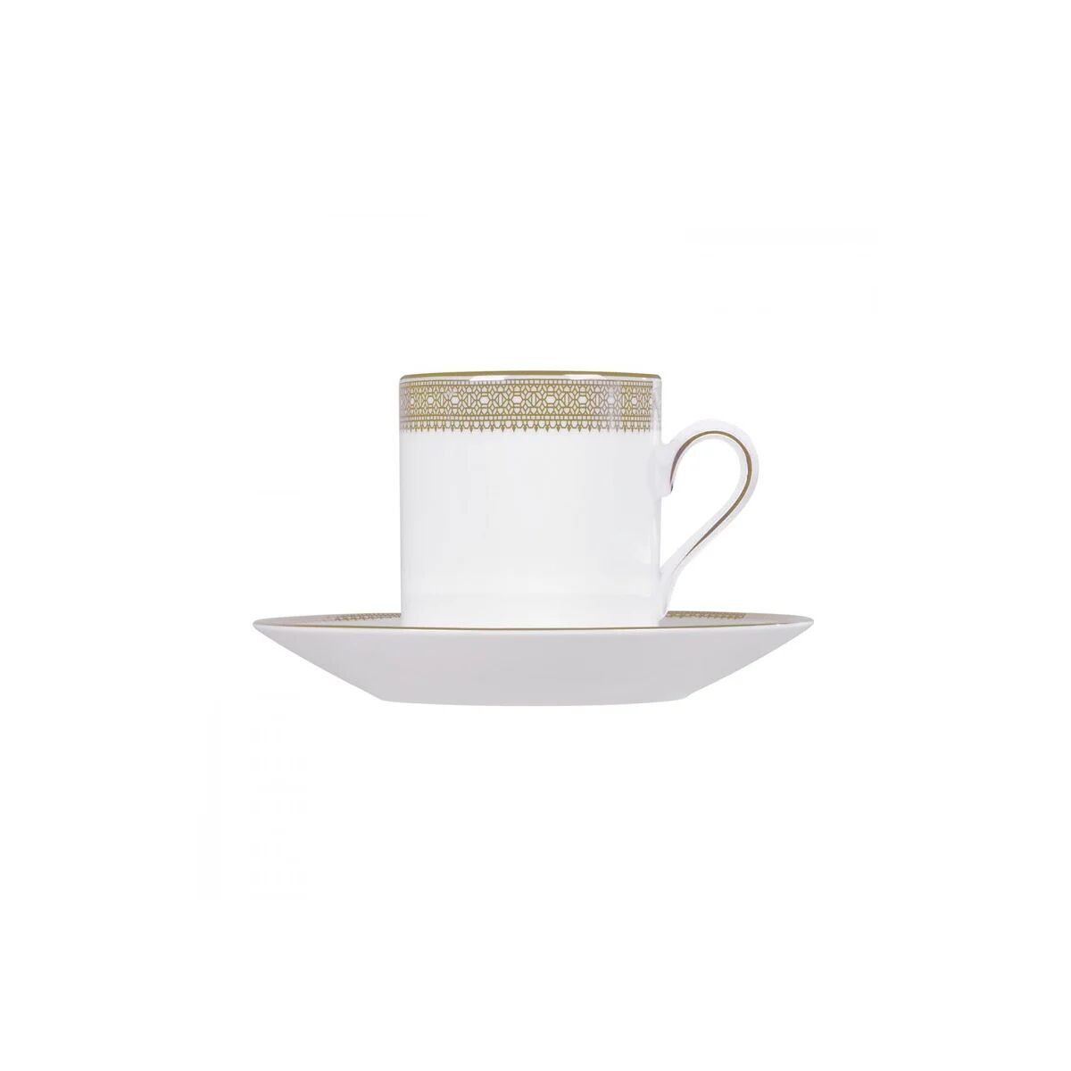 Wedgwood Vera Wang Lace Gold kaffekopp hvit