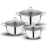 Schafer Gustava Kapaklı Güveç Set-6 Parça -Inox