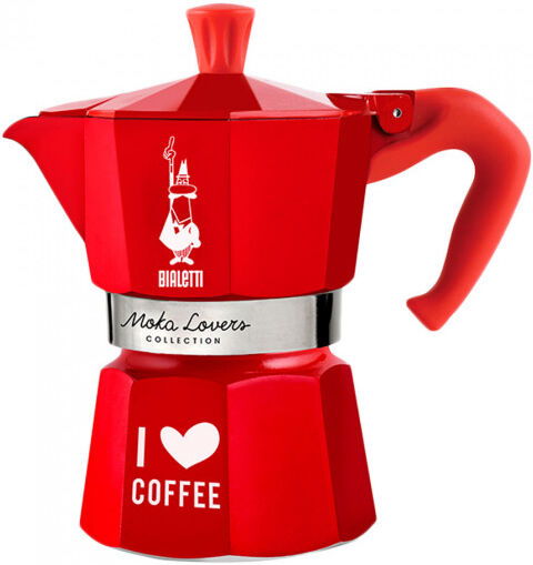 Bialetti Kawiarka Bialetti „Moka Lovers 3-cup Red”