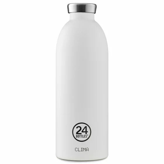 24Bottles Basic Clima Butelka 850 ml stone ice white  - szary - Unisex - Dorośli,Mężczyźni,Damy