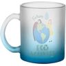 Fabulous Caneca de Vidro Azul Futuro Eco Ativista Ecologista Meio Ambiente Futuro