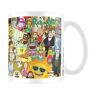 Pyramid Caneca personagens Rick e Morty Cerâmica 320 ml