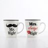 Out Of The Blue Caneca MR. Right & MRS. Always Right