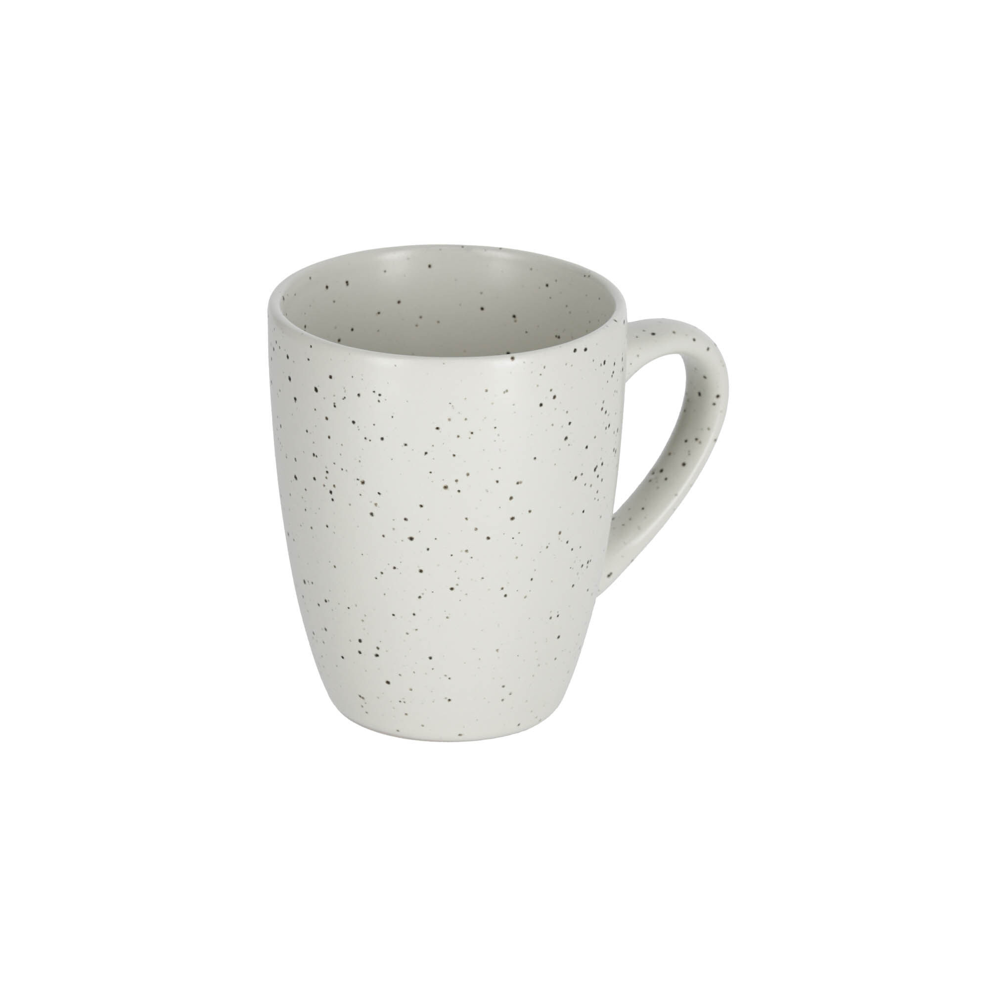 Kave Home Caneca Aratani de cerâmica cinza-claro