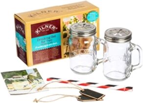 Kilner Conjunto 2 Canecas, 2 Palhinhas e Etiquetas 0.4l