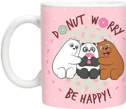 Karactermania Caneca We Bare Bears rosa