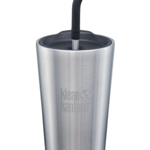 Klean Kanteen Insulated Tumbler Straw Lid Brushed Stainless 473 ml