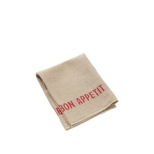 Charvet Éditions - Placemat Bon Appetit - Lin/rouge - Bordstabletter