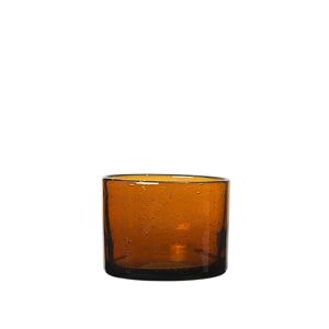 Ferm Living - Oli Water Glass - Low - Amber - Dricksglas