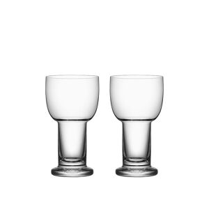 Kosta Boda - Picnic Large Glass 48 Cl - 2-Pack, 48 Cl - Transparent - Transparent - Dricksglas