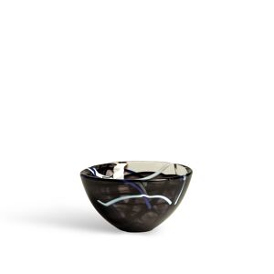 Kosta Boda - Contrast Bowl - Black - Ø 16 Cm - Serveringsskålar - Glas