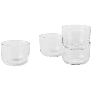 Muuto - Corky Glasses Low, Clear - Clear - Transparent - Dricksglas