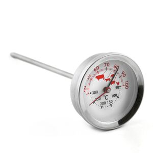 Bastian - Stektermometer - Ø 15 Cm - Silver - Silver - Övriga Köksredskap