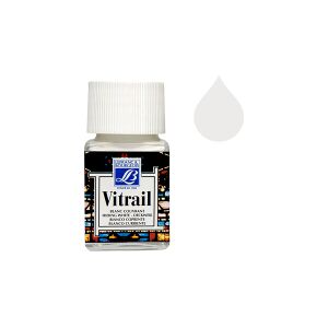 Lefranc Bourgeois Vitrail glas & porslinsfärg 004   vit   50ml