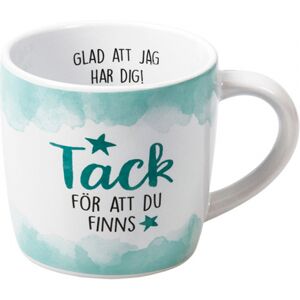 Mugg Tack för att du finns