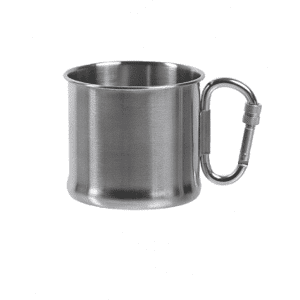 Mil-Tec Rostfri Mugg med Karbinhake 500ml