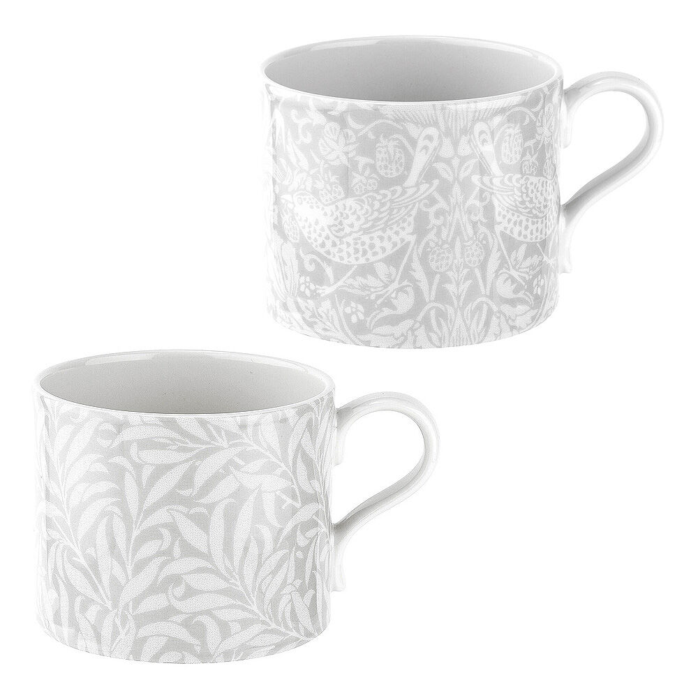 Morris & Co Pure Morris Mugg 2-pack Strawberry Thief & Willow Bough