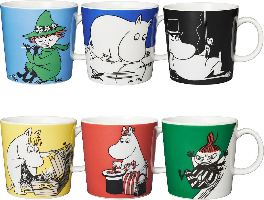 Arabia Mumin Minimugg 6-pack Classic