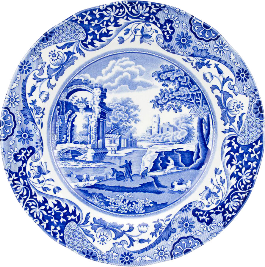 Spode Blue Italian Tallrik flat 27 cm