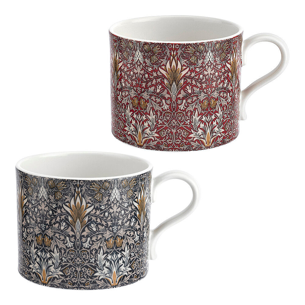 Morris & Co Pure Morris Mugg 2-pack Snakeshead Röd & Brun