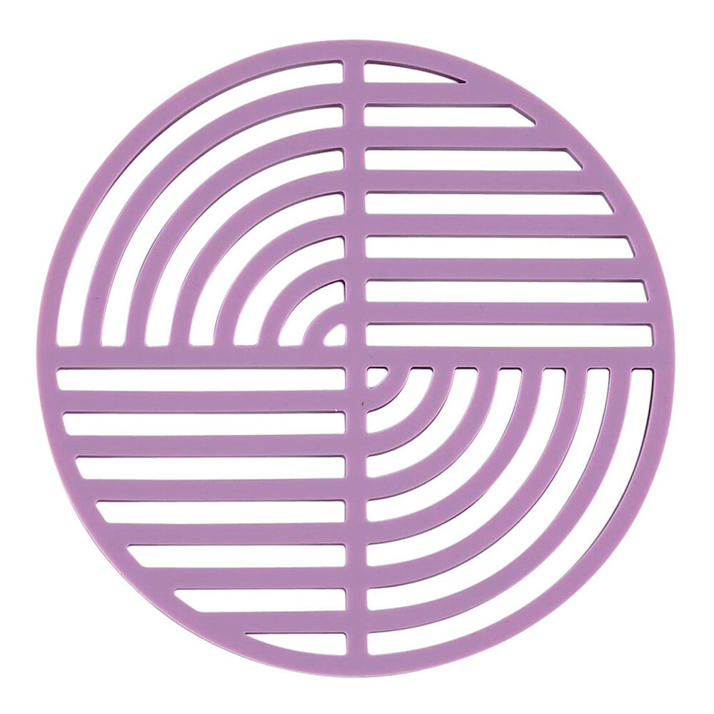 Zone Circle Grytunderlägg Silikon 16 cm Lavendel