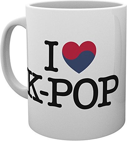 GB Eye Limited K-Pop mugg I Love K-Pop