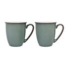 Denby Regency Green Set Of 2 Mugs