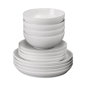 Denby Elements Dinnerware - Set of 12 white