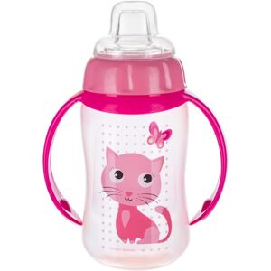 Canpol babies Cute Animals training cup with handles 6m+ Cat 320 ml