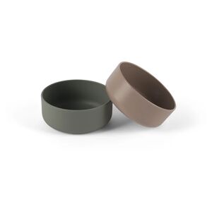 Dantoy Tiny Bio Bowl Set bowl Olive/Mocca 0m+ 2 pc